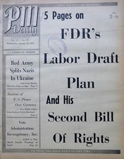 1-1944 WWII January 12 FDR'S