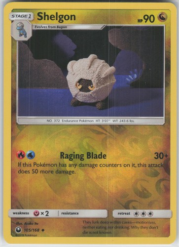Shelgon reverse holo - shelgon, non