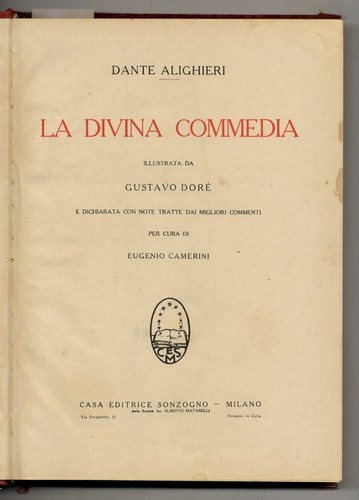 Divina commedia illustrata - commedia,