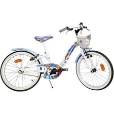 Bici 20 Regina delle nevi Snow frozen Queen bambina con cestino Dino Bikes