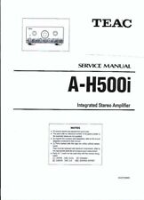 TEAC service manual per A-H 500 i Copy