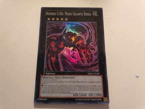 Carta numero c106 - yu, gi