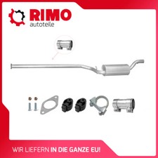 Silenziatore centrale Ford Focus C-Max 1.6 1.8 TDCi (2003-2010) con kit di montaggio