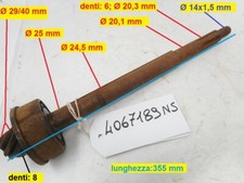 Pignone nudo con otto denti e cuscinetto differenziale posteriore revisionato 