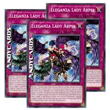3x ELEGANZA LADY ARPIA (Harpie Lady Elegance) Comune • LDS2 IT089 • 1Ed • Yugioh