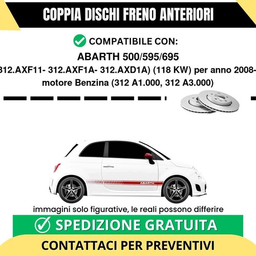 Coppia dischi freno anteriori - freno,