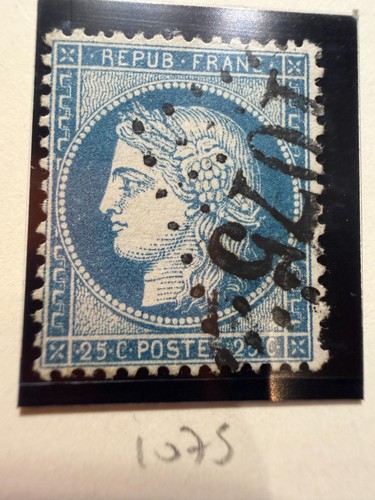 Timbre 60a 20c bleu - 🦬timbre,