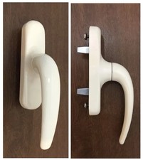 Maniglia cremonese ALUTEK RAL1013 x infisso in alluminio.