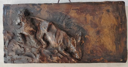 Scultura terracotta autore - in,