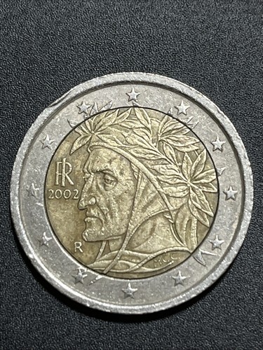 Moneta euro italia dante - euro,