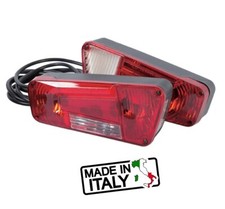 KIT FANALI POSTERIORI PER RIMORCHI CARRELLI APPENDICE FACILI DA INSTALLARE *