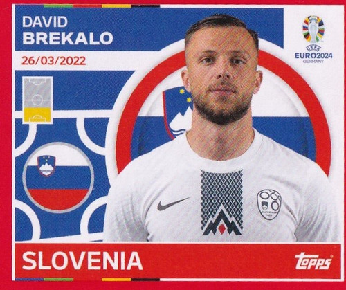 Adesivo topps uefa - euro, 2024