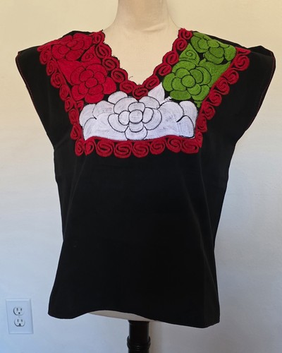 Top messicano ricamato s - messicano, s/m