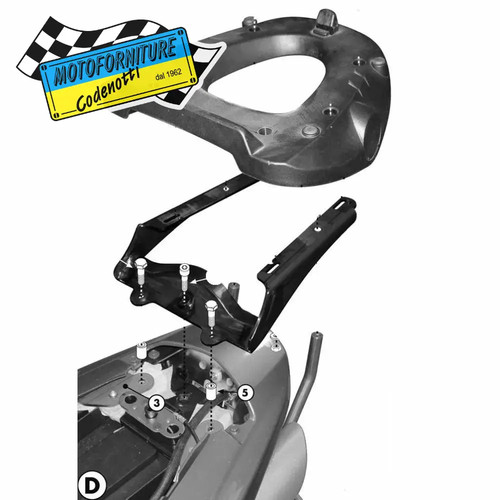 Attacco posteriore bauletto - attacco,
