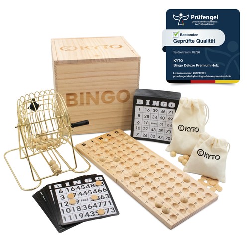 Kyto bingo gioco deluxe - bingo, set