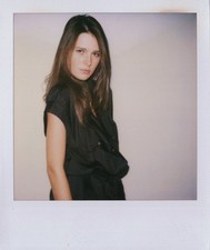 Vintage Polaroid Woman in