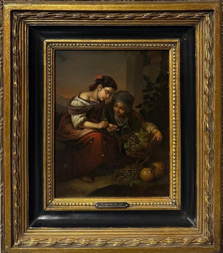 Dipinto olio rame xix - rame,