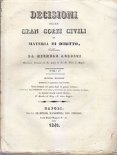 DECISIONI GRAN CORTI CIVILI IN