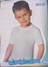 Maglia Intimo Bimbissimi Caldo Cotone100% Bimbo Bimba Manica Lunga Manica Corta 