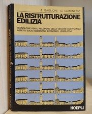 La ristrutturazione edilizia - Baglioni, Guarnerio (Hoepli, 1980)