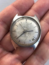 Zenith Automatic AutoSport Cal 2562 PC Not Working For Parts Repair Vintage