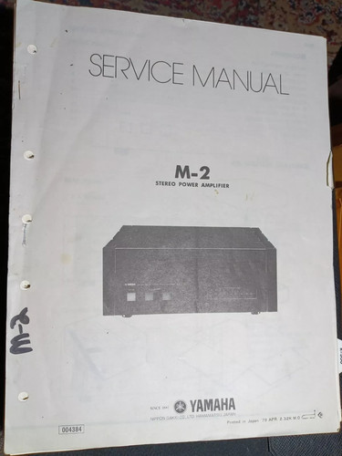 Yamaha amplificatore - yamaha, m-2