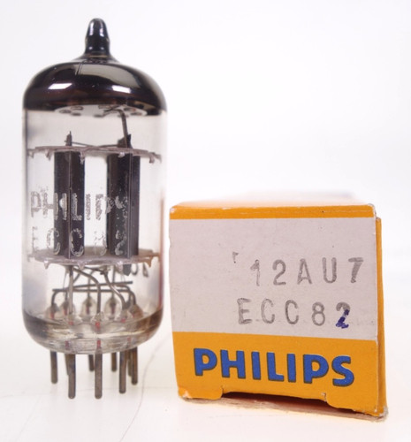 Ecc82 12au7 philips piastra - =,