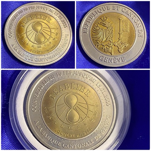 Pièce suisse banque cantonale - pièce,
