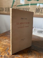 Camus Albert Le minotaure ou la halte d'Oran Charlot 1950