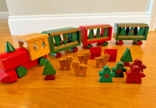 SET TRENINO NATALE 1994 LEGNO