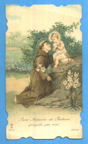 Santino holy card lega - card,