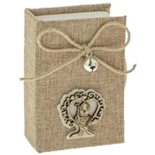 12 Pz Scatolina Libro Cresima Bomboniera Portaconfetti Campanella Box Cartoncino