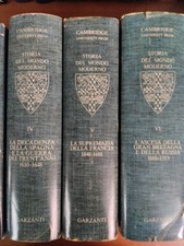 STORIA DEL MONDO MODERNO -12 VOLUMI - GARZANTI - CAMBRIDGE UNIVERSITY PRESS 1972