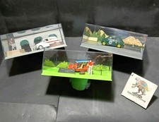 Set 3 Fiat 500 automodelli da collezione con scatola rari auto modellini