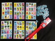 6 Tablas Mini-Loteria Con