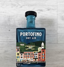 Bottiglia Gin Portofino da collezione, arredo.L’oggetto si presta per lampade.