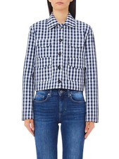 Giubbotto Donna Blu bianco