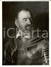 1951 MILANO Mostra CARAVAGGIO Ritratto Alof de Wignacourt (dettaglio) Foto 18x24