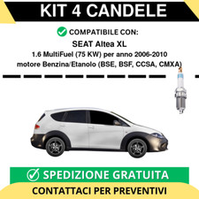 KIT 4 CANDELE per SEAT Altea