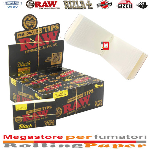Filtri raw nero classico - raw,