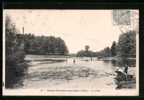 Cpa florent sur - st-florent-sur-cher,, le