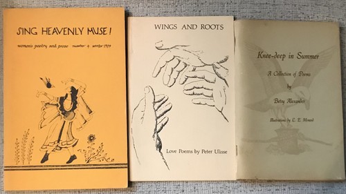 Signed poetry collections by - signed,