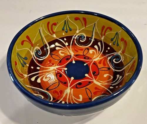 Vtg colorful hand painted - vtg, hand-painted