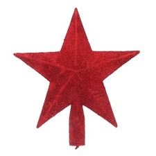  Decorazioni natalizie Albero di Natale Stella superiore Stella a cinque punte