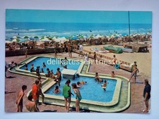 FREGENE Fiumicino Roma Stabilimento Albos piscina animata vecchia cartolina