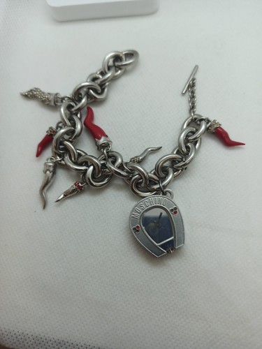 Bracciale moschino con charms - con,
