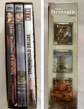 Cofanetto Multi Strategia FX Planet Deluxe N. 3 giochi da Pc Cd-Rom UE