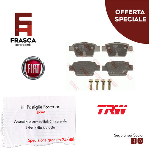 Pastiglie freno posteriori - pastiglie,