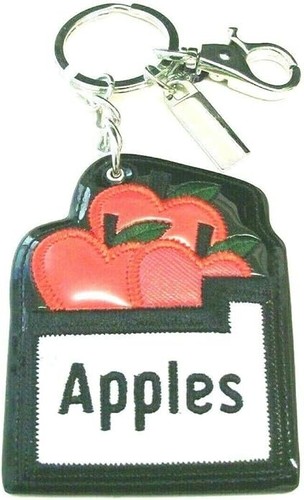 Apple bracelet keychain - apple,
