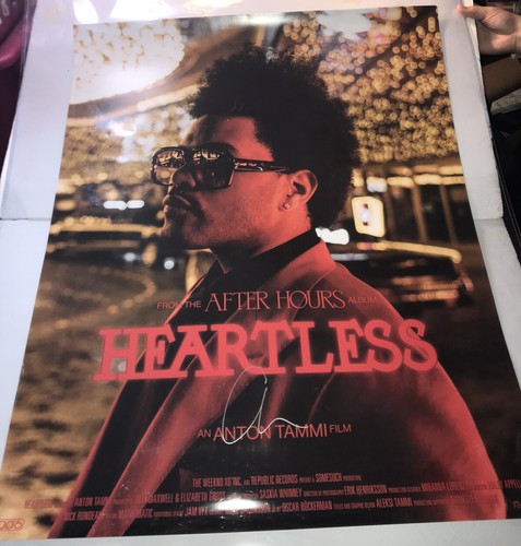 The weeknd poster firmato - the,
